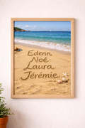 Famille dans le sable