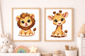Duo de cadres savane
